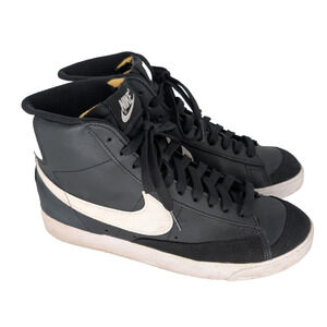 Nike Womens Blazer Mid 77 Next Nature Black White Retro Athletic Sneakers Size 8